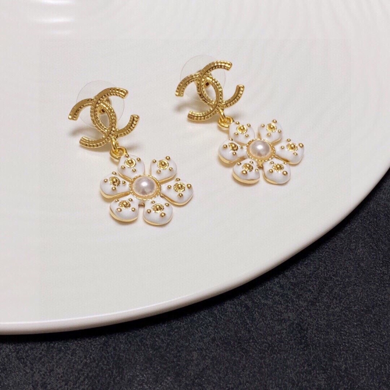 Ch*el earrings
